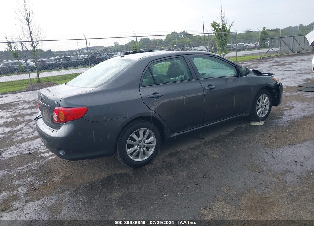 2009 TOYOTA COROLLA LE VIN: 2T1BU40E99C032710