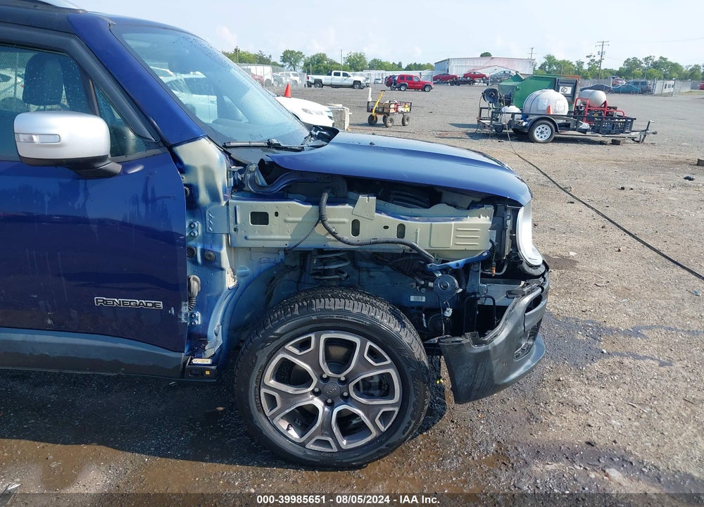2016 JEEP RENEGADE LIMITED VIN: ZACCJBDT4GPC58763