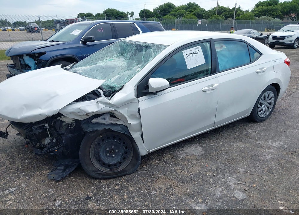 2019 TOYOTA COROLLA LE VIN: 5YFBURHE9KP913592
