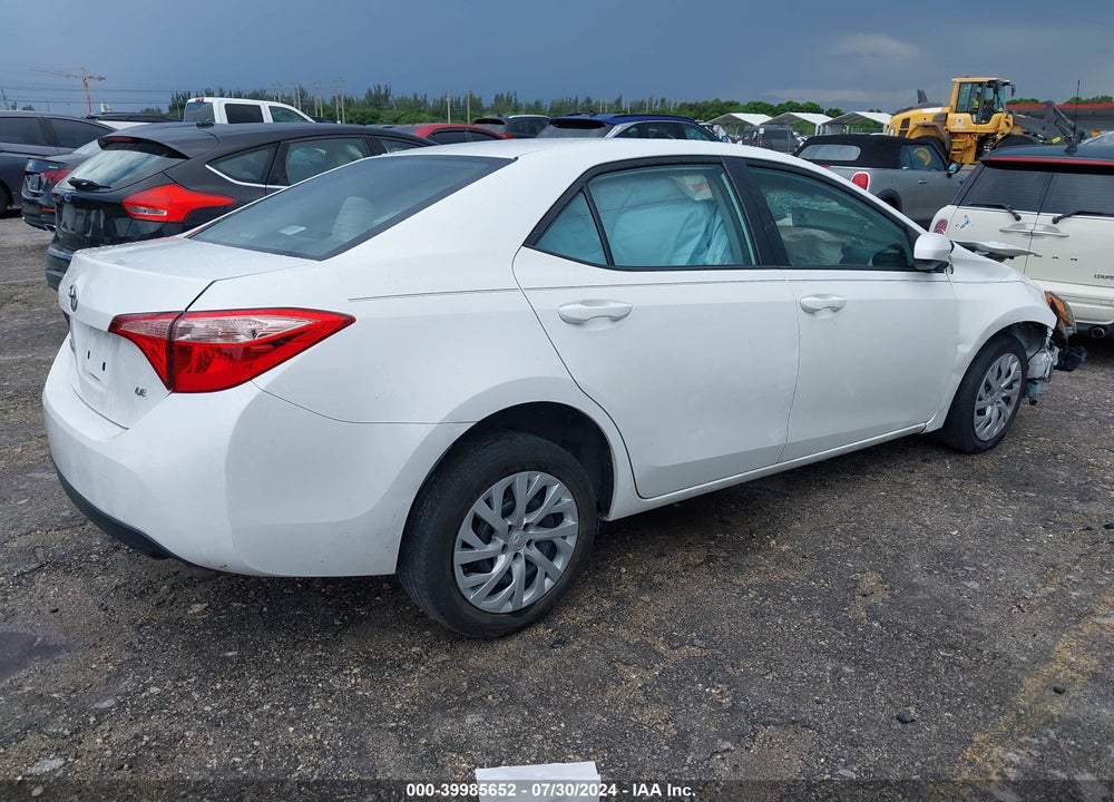 2019 TOYOTA COROLLA LE VIN: 5YFBURHE9KP913592