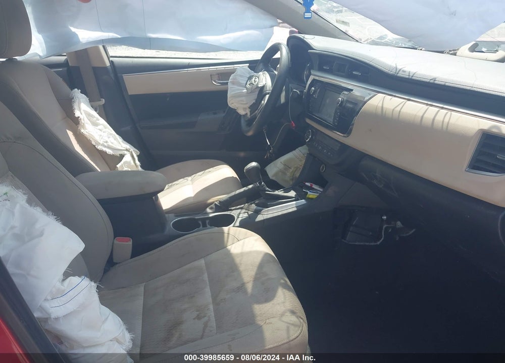 2014 TOYOTA COROLLA LE VIN: 2T1BURHE1EC041591