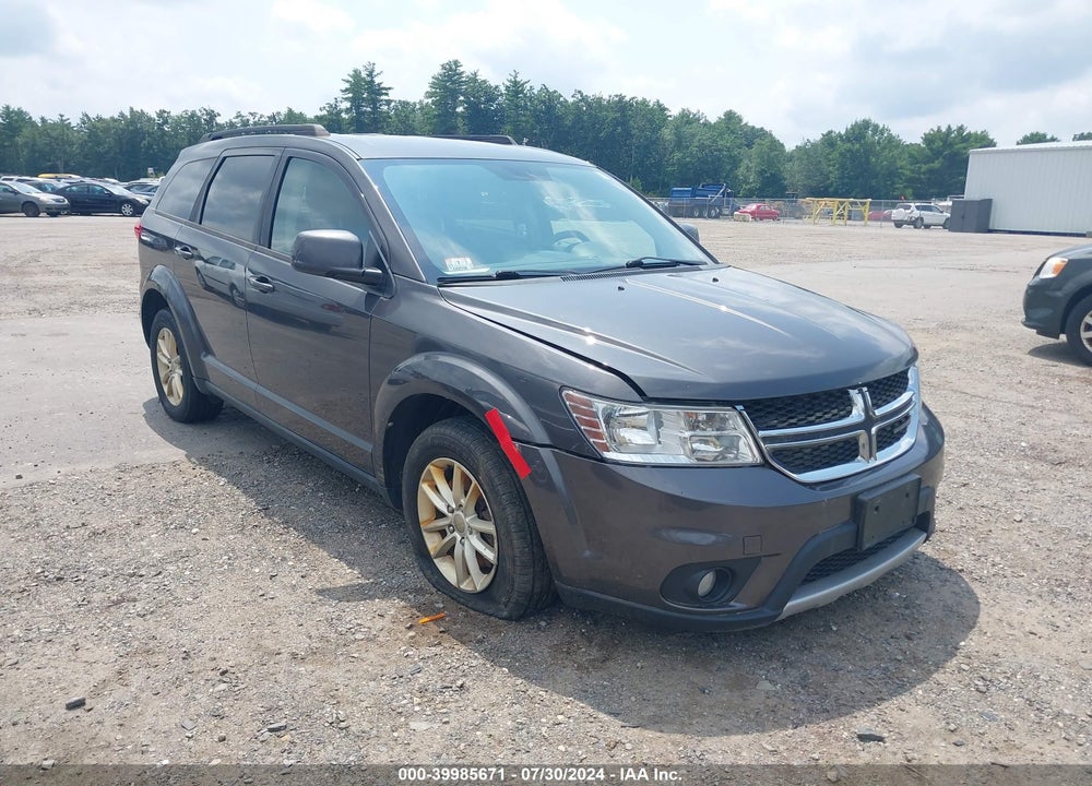 2016 DODGE JOURNEY SXT VIN: 3C4PDDBG0GT106336