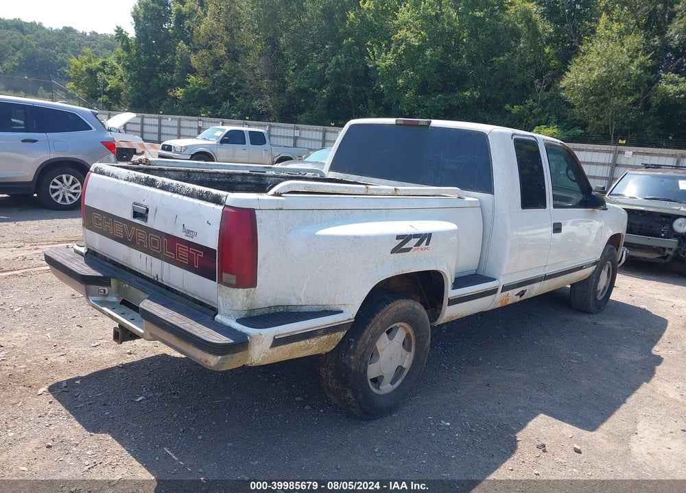 1996 CHEVROLET GMT-400 K1500 VIN: 2GCEK19R7T1257608