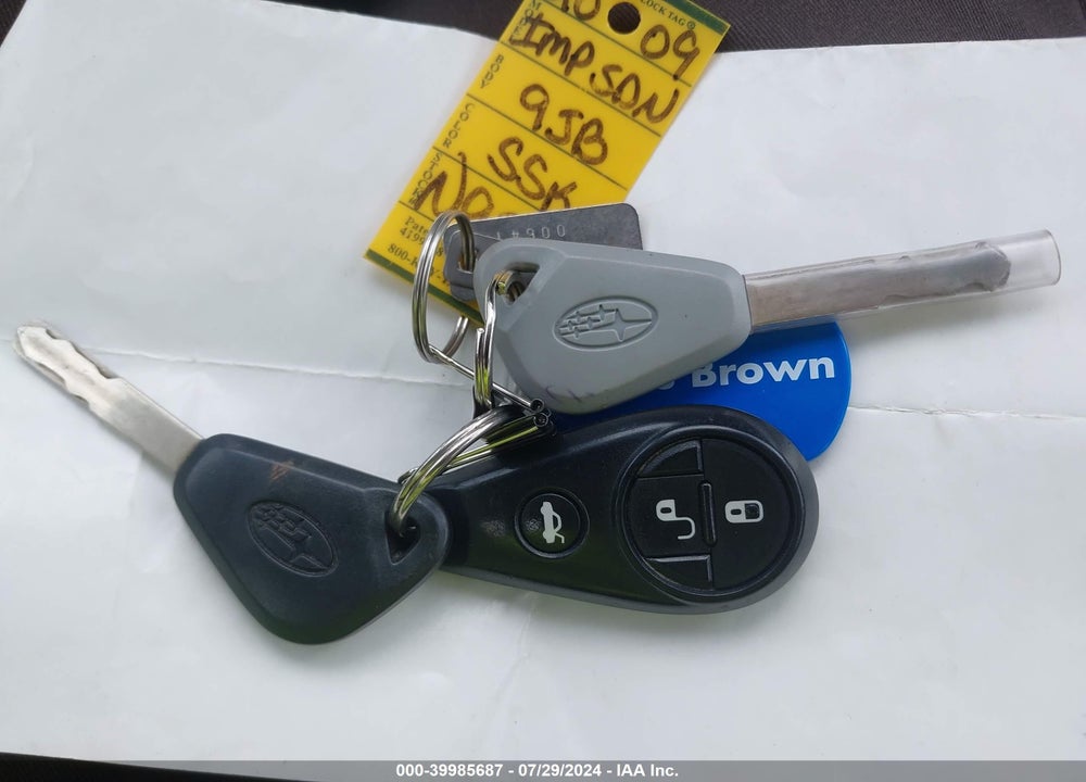 2009 SUBARU IMPREZA 2.5I VIN: JF1GE61679H511702