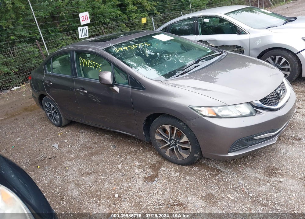 2013 HONDA CIVIC EX VIN: 19XFB2F86DE084657