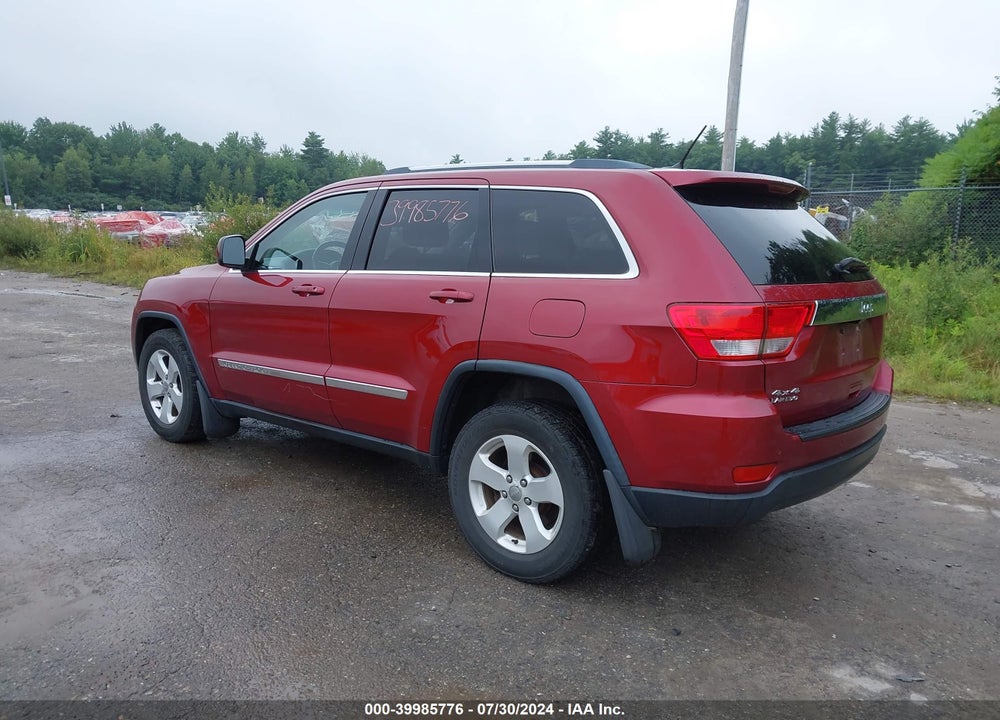 2012 JEEP GRAND CHEROKEE LAREDO VIN: 1C4RJFAG1CC303309