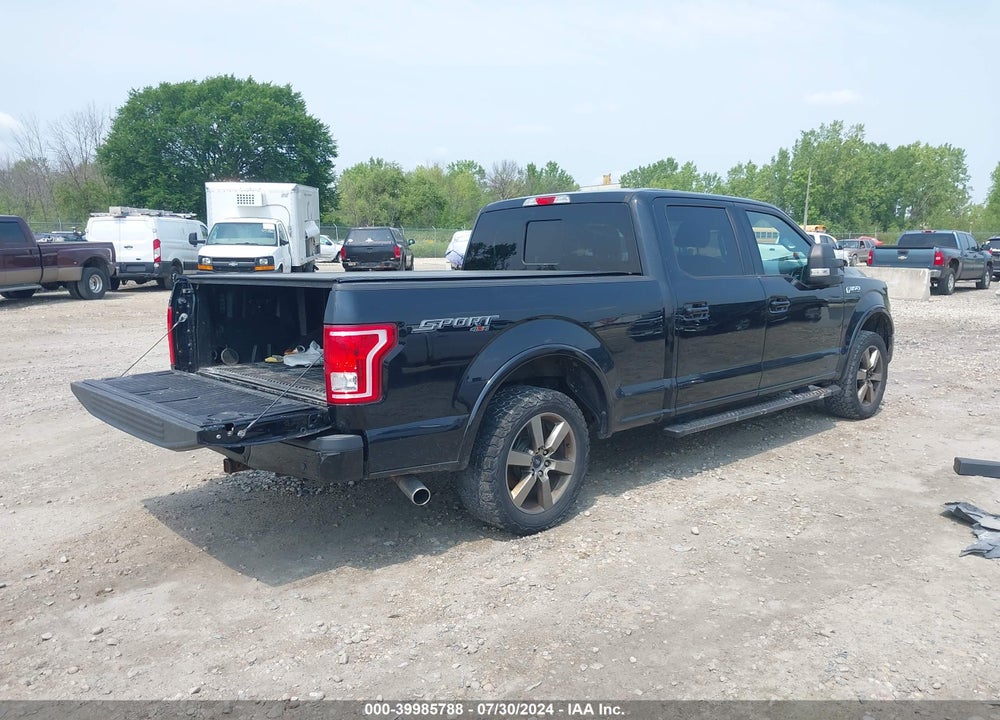2016 FORD F-150 XLT VIN: 1FTFW1EF7GFA01956