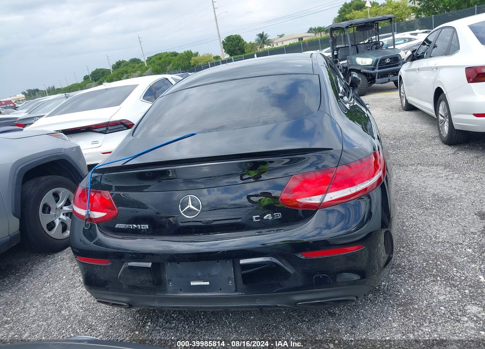 2017 MERCEDES-BENZ AMG C 43 4MATIC VIN: WDDWJ6EB8HF456251