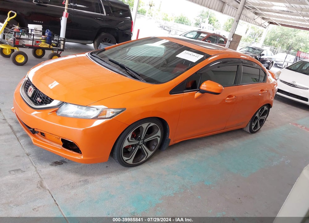 2014 HONDA CIVIC SI VIN: 2HGFB6E51EH703221