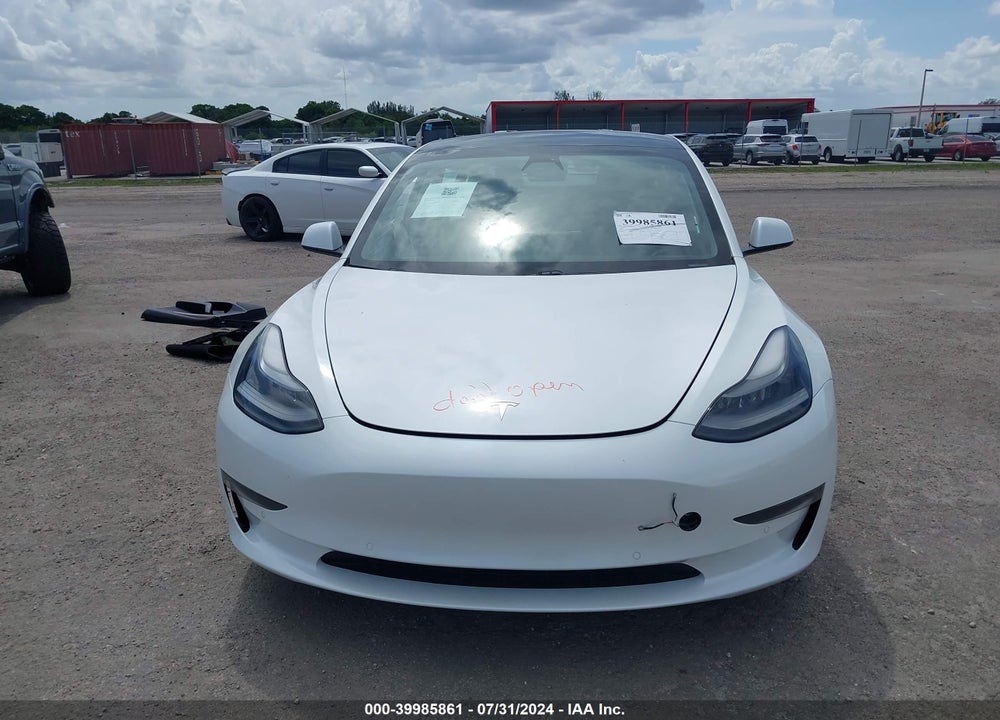 2021 TESLA MODEL 3 STANDARD RANGE PLUS REAR-WHEEL DRIVE VIN: 5YJ3E1EA4MF046458