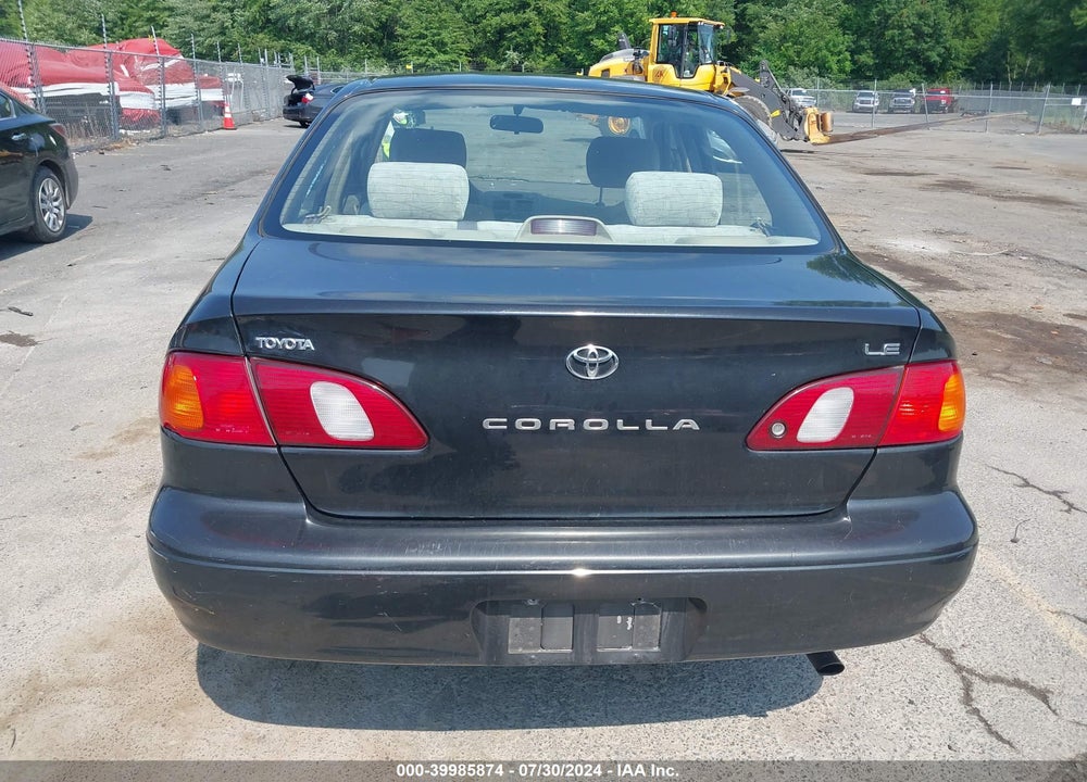 1998 TOYOTA COROLLA LE VIN: 2T1BR18E9WC088033
