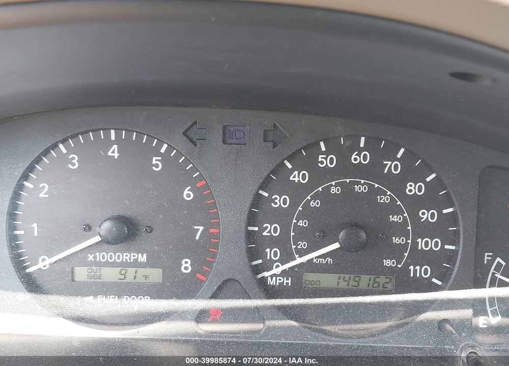 1998 TOYOTA COROLLA LE VIN: 2T1BR18E9WC088033