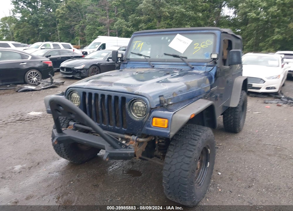 1997 JEEP WRANGLER SE VIN: 1J4FY29P6VP478270