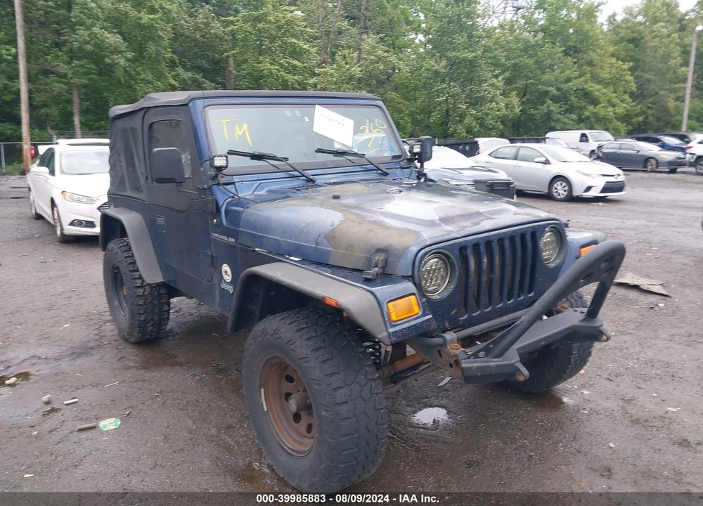 1997 JEEP WRANGLER SE VIN: 1J4FY29P6VP478270