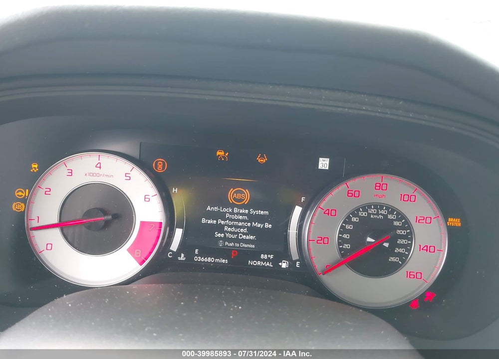 2022 ACURA TLX A-SPEC PACKAGE VIN: 19UUB5F57NA002438