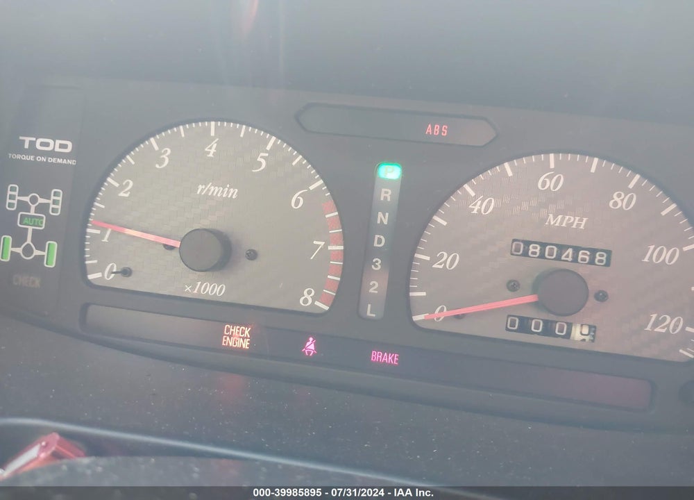 1999 ISUZU VEHICROSS VIN: JACCN57X3X7991855