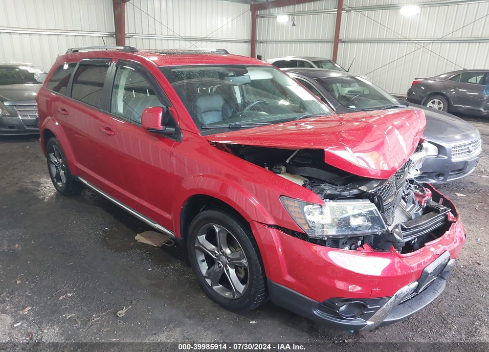 2016 DODGE JOURNEY CROSSROAD PLUS VIN: 3C4PDDGG5GT124789