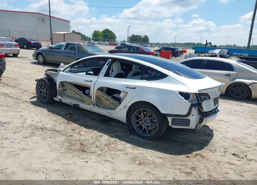 2021 TESLA MODEL 3 STANDARD RANGE PLUS REAR-WHEEL DRIVE VIN: 5YJ3E1EA4MF989613