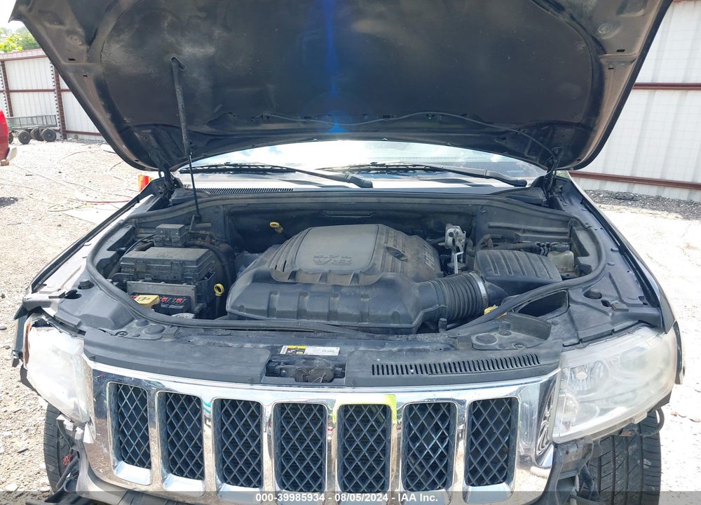 2013 JEEP GRAND CHEROKEE OVERLAND VIN: 1C4RJFCT6DC648525