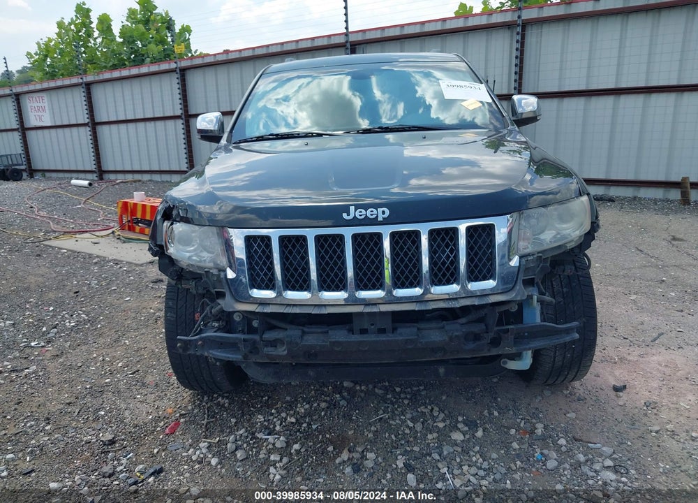 2013 JEEP GRAND CHEROKEE OVERLAND VIN: 1C4RJFCT6DC648525