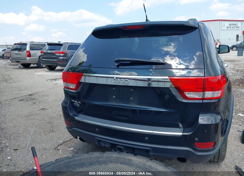 2013 JEEP GRAND CHEROKEE OVERLAND VIN: 1C4RJFCT6DC648525