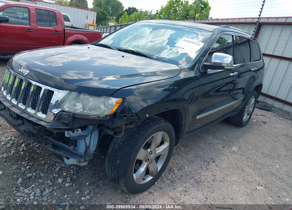 2013 JEEP GRAND CHEROKEE OVERLAND VIN: 1C4RJFCT6DC648525