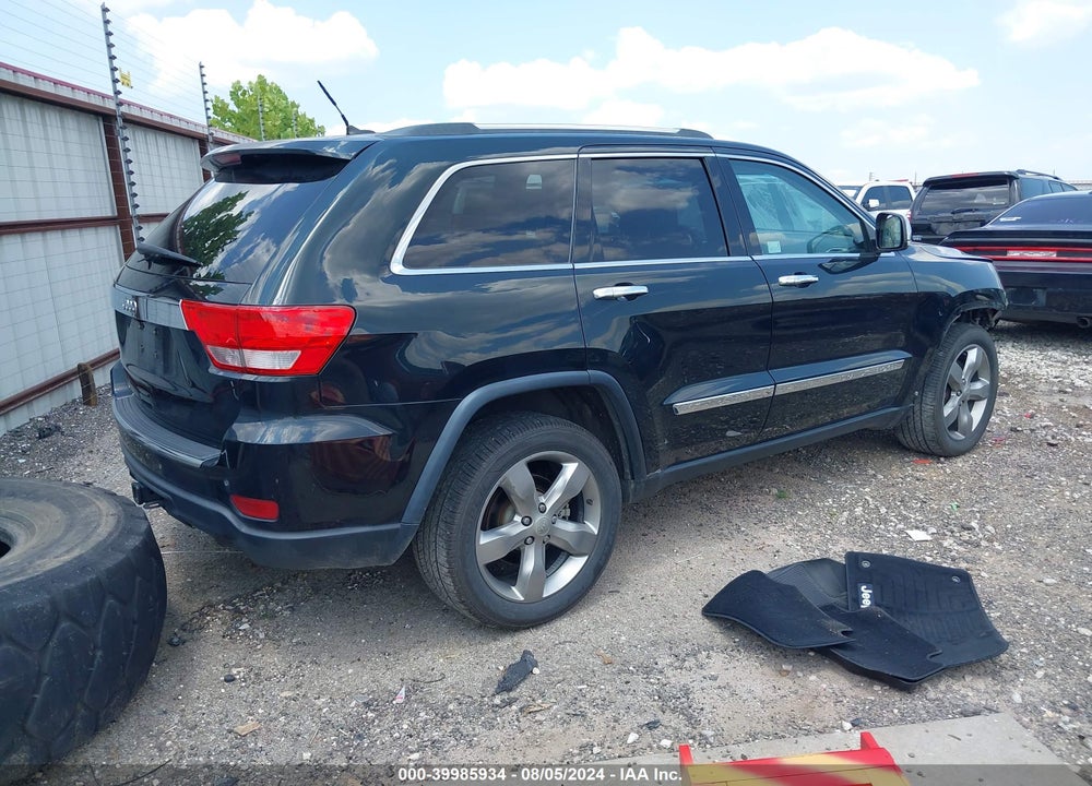 2013 JEEP GRAND CHEROKEE OVERLAND VIN: 1C4RJFCT6DC648525