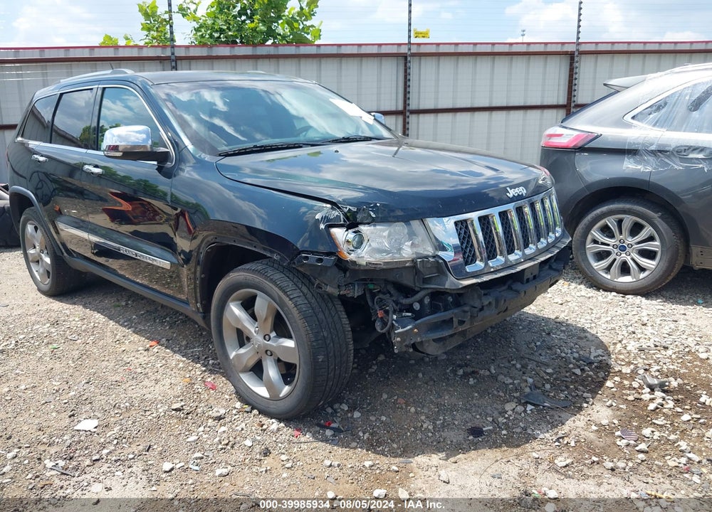 2013 JEEP GRAND CHEROKEE OVERLAND VIN: 1C4RJFCT6DC648525