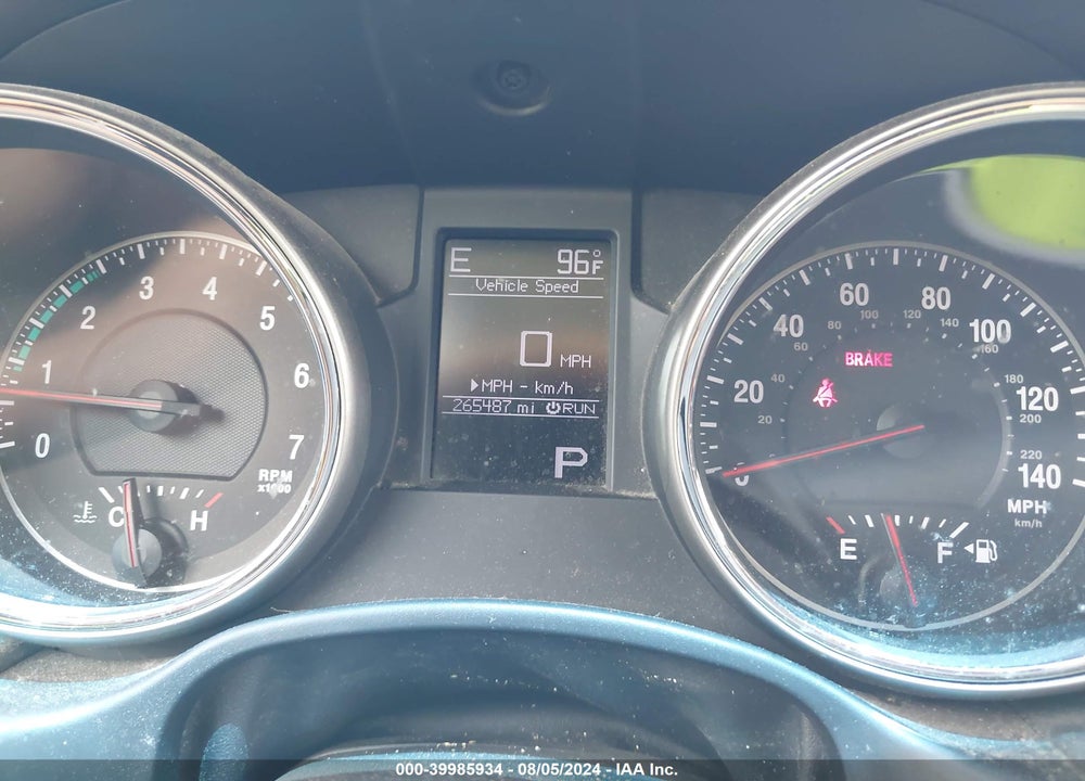 2013 JEEP GRAND CHEROKEE OVERLAND VIN: 1C4RJFCT6DC648525