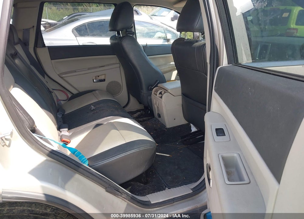 2008 JEEP GRAND CHEROKEE LIMITED VIN: 1J8HR58N88C186587