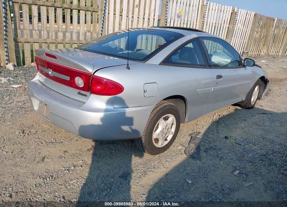 2003 CHEVROLET CAVALIER VIN: 1G1JC12F737383474