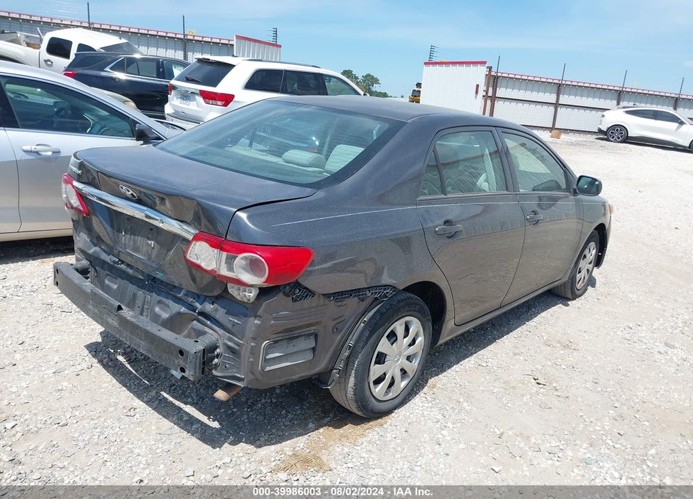 2013 TOYOTA COROLLA L VIN: 5YFBU4EE5DP161366