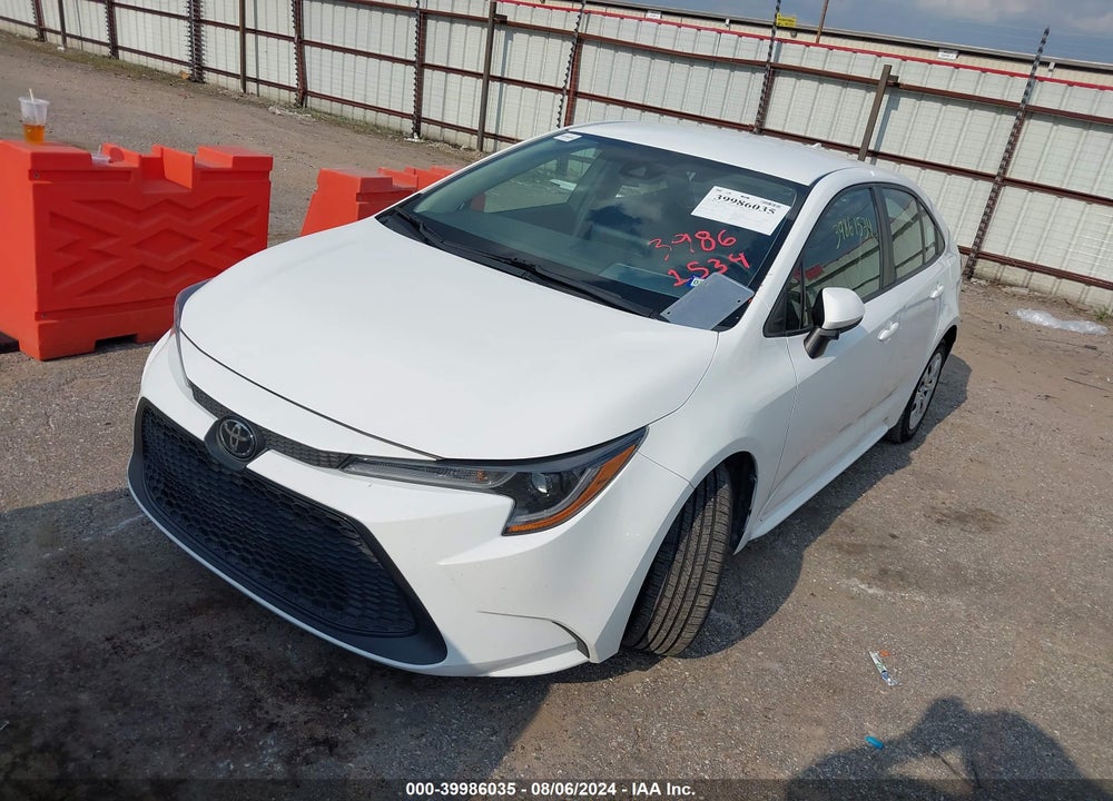 2022 TOYOTA COROLLA LE VIN: 5YFEPMAE1NP333582