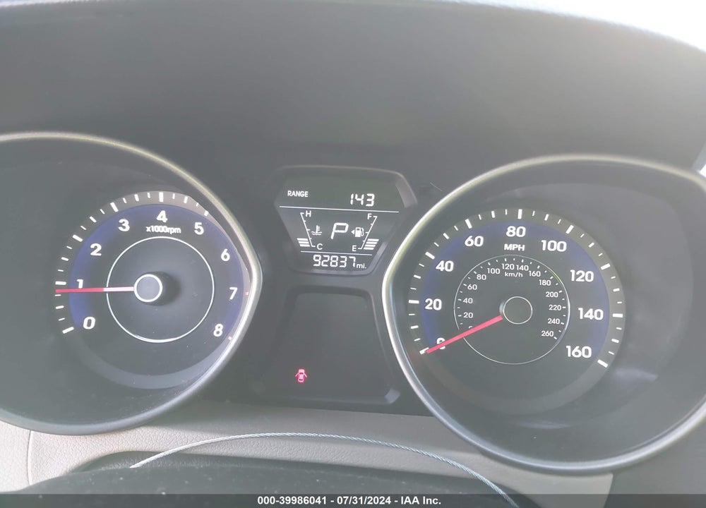 2014 HYUNDAI ELANTRA SE VIN: 5NPDH4AE5EH498623