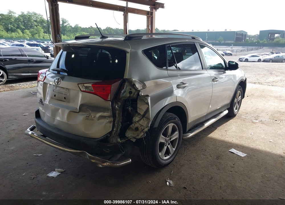 2015 TOYOTA RAV4 XLE VIN: 2T3RFREV7FW309919