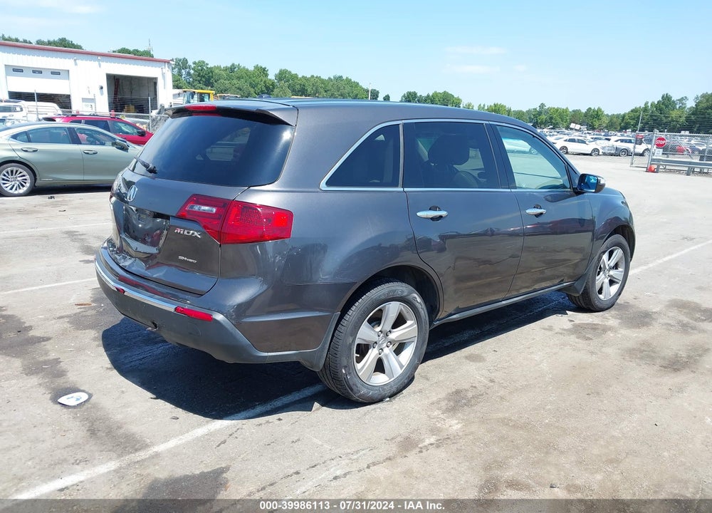 2011 ACURA MDX VIN: 2HNYD2H22BH535347