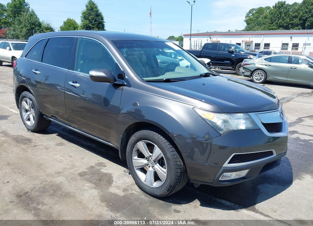 2011 ACURA MDX VIN: 2HNYD2H22BH535347