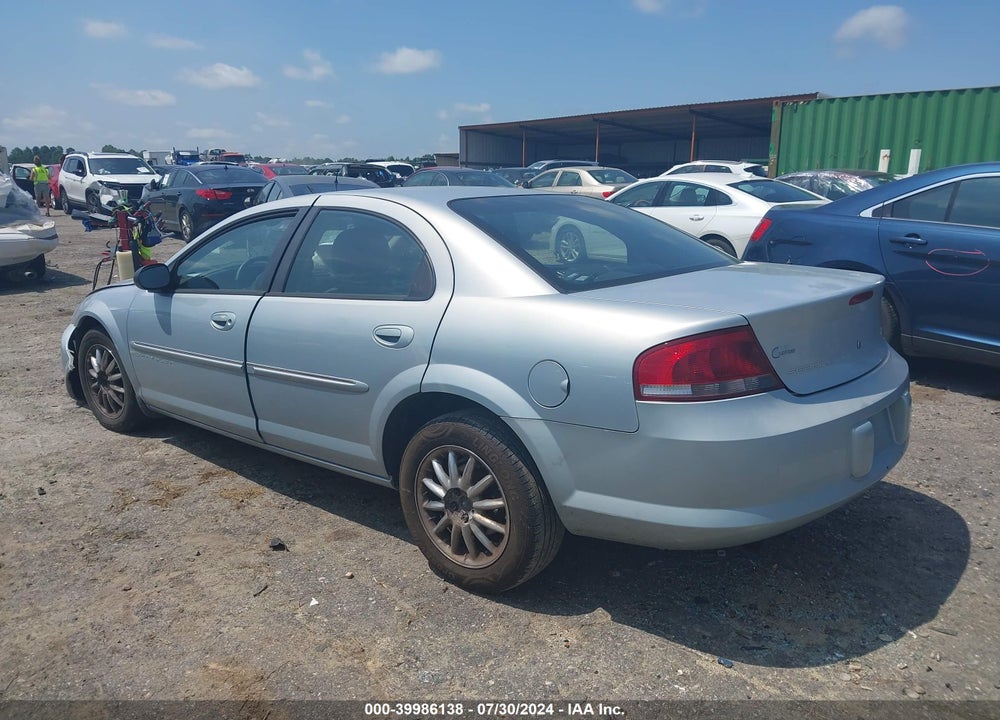 2001 CHRYSLER SEBRING LXI VIN: 1C3EL56U11N730559