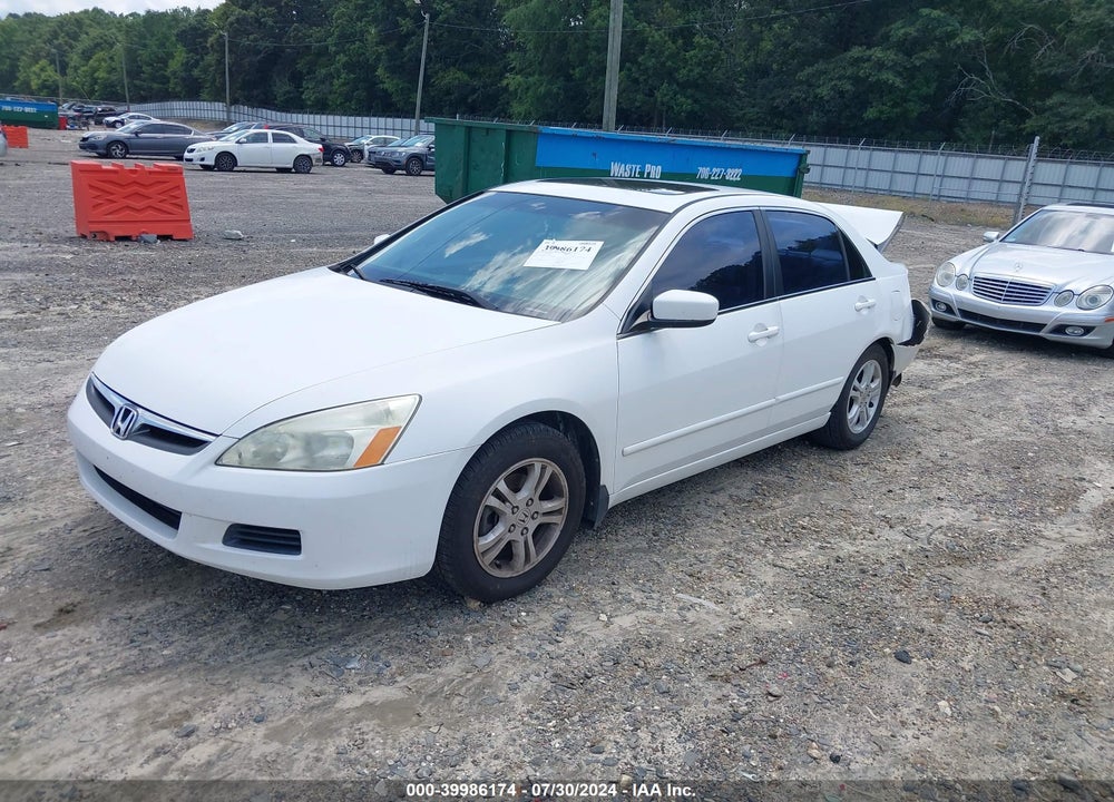 2007 HONDA ACCORD 2.4 EX VIN: 1HGCM56737A193186
