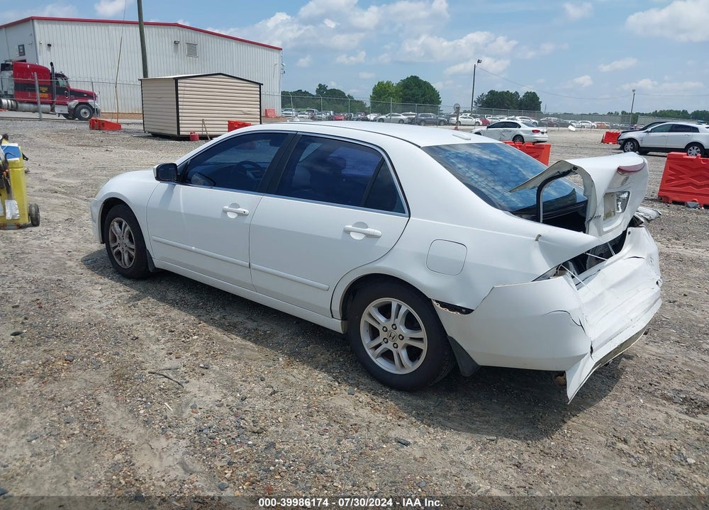 2007 HONDA ACCORD 2.4 EX VIN: 1HGCM56737A193186
