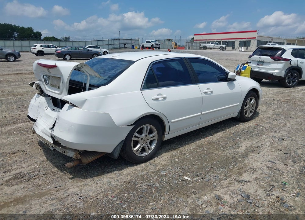 2007 HONDA ACCORD 2.4 EX VIN: 1HGCM56737A193186