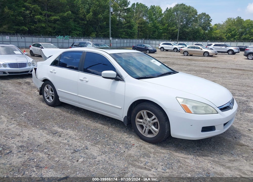 2007 HONDA ACCORD 2.4 EX VIN: 1HGCM56737A193186