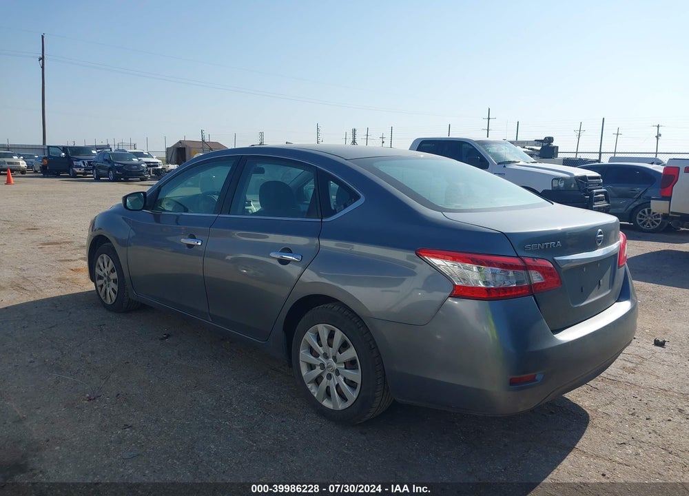 2015 NISSAN SENTRA FE+ S/S/SL/SR/SV VIN: 3N1AB7AP0FY236653