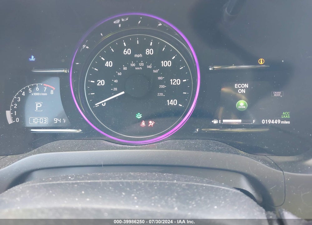 2021 HONDA HR-V 2WD EX-L VIN: 3CZRU5H77MM703280