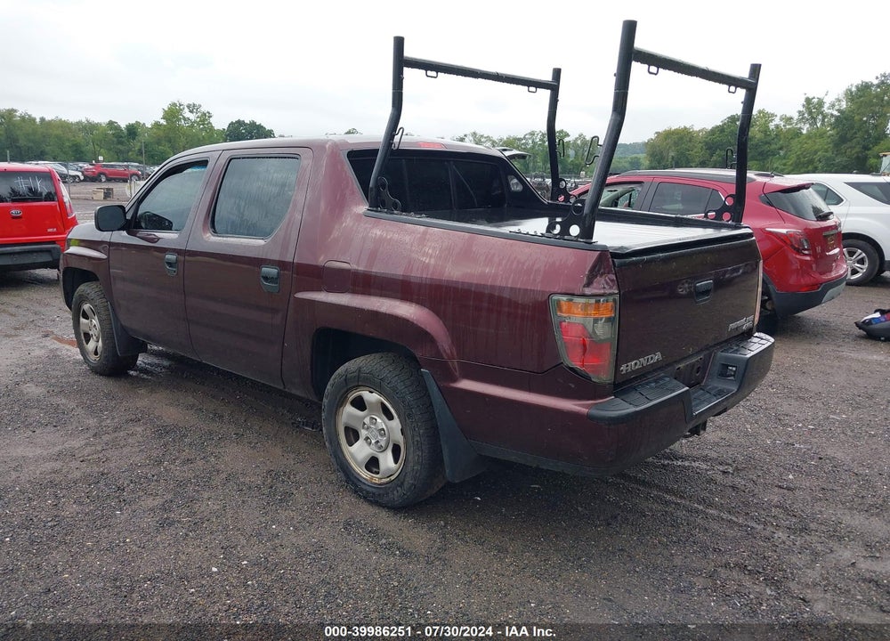 2010 HONDA RIDGELINE RT VIN: 5FPYK1F26AB012353