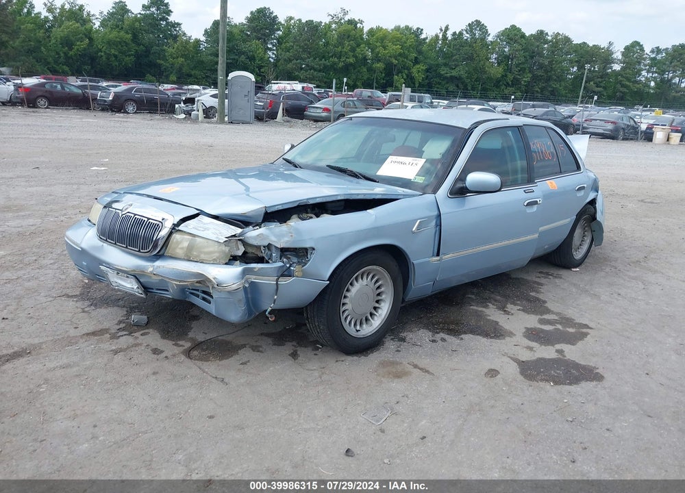 2001 MERCURY GRAND MARQUIS LS VIN: 2MEFM75W81X712570