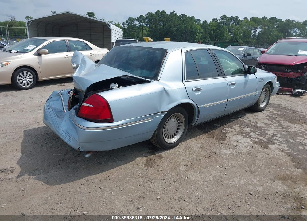 2001 MERCURY GRAND MARQUIS LS VIN: 2MEFM75W81X712570