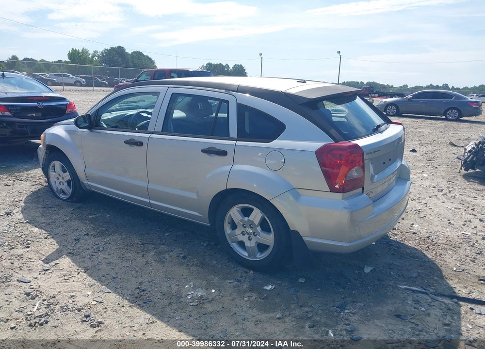 2008 DODGE CALIBER SXT VIN: 1B3HB48B48D510223