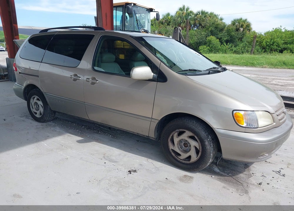 2002 TOYOTA SIENNA XLE VIN: 4T3ZF13C82U480076