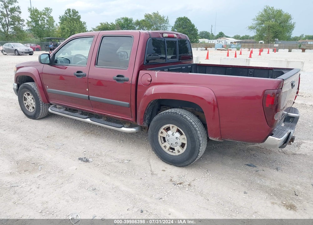 2008 CHEVROLET COLORADO LT VIN: 1GCDS13E088170168